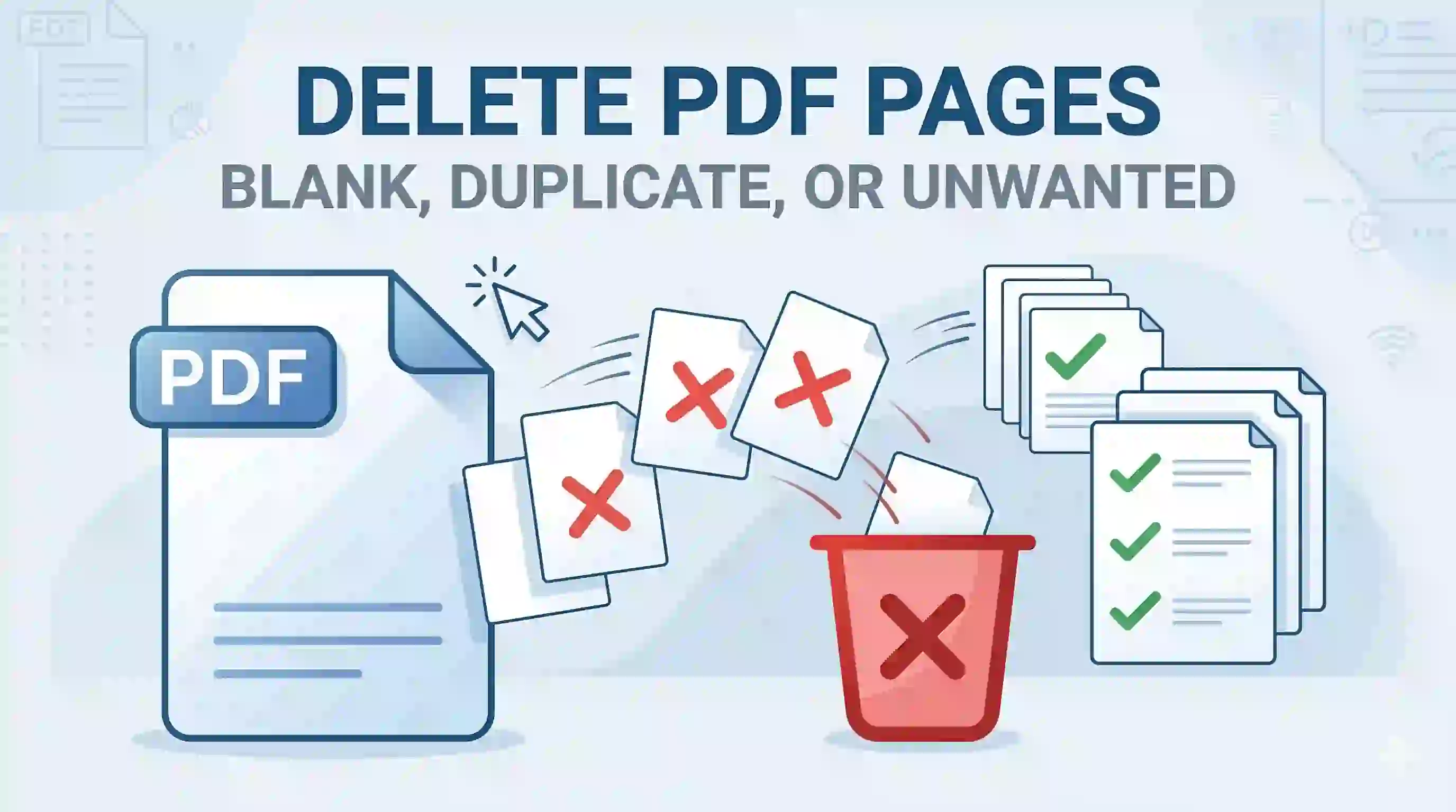 How to Delete Pages From a PDF: Blank, Duplicate, or Unwanted
